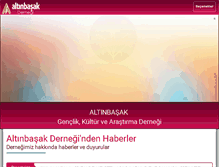 Tablet Screenshot of altinbasakder.org